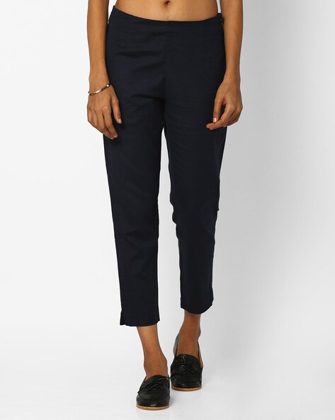 Cropped Cotton Trousers Price in India