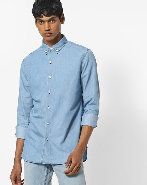 Verborgen Tether Nationaal volkslied Buy Blue Shirts for Men by LEVIS Online | Ajio.com
