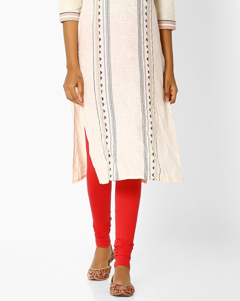 Knitted Cotton Churidar Leggings Price in India