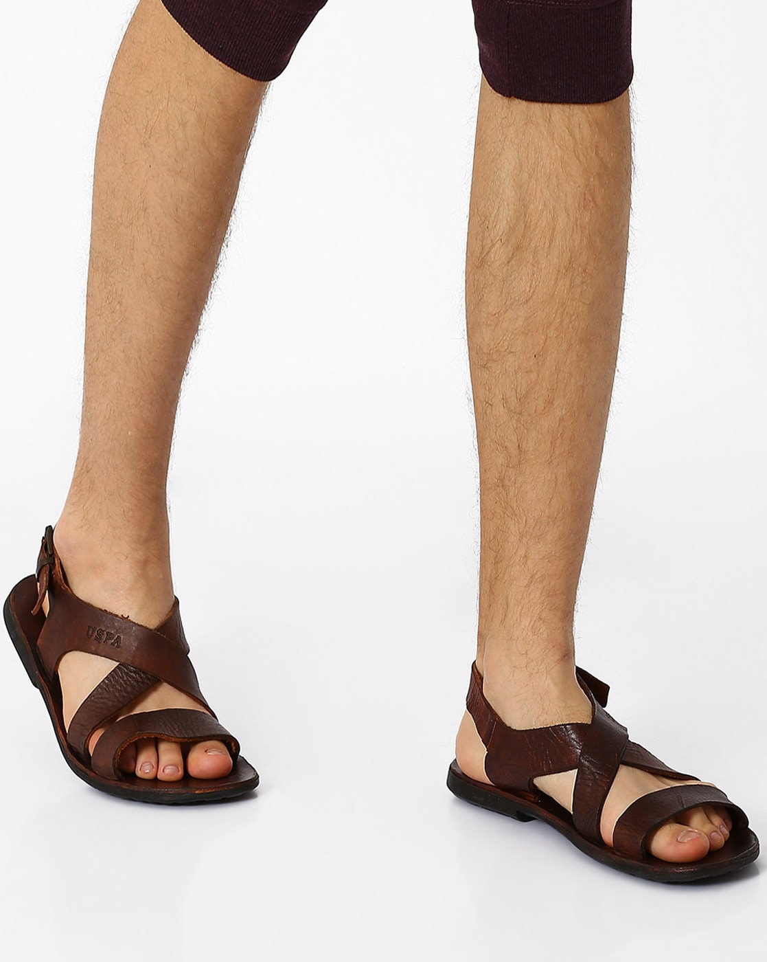 uspa leather sandals