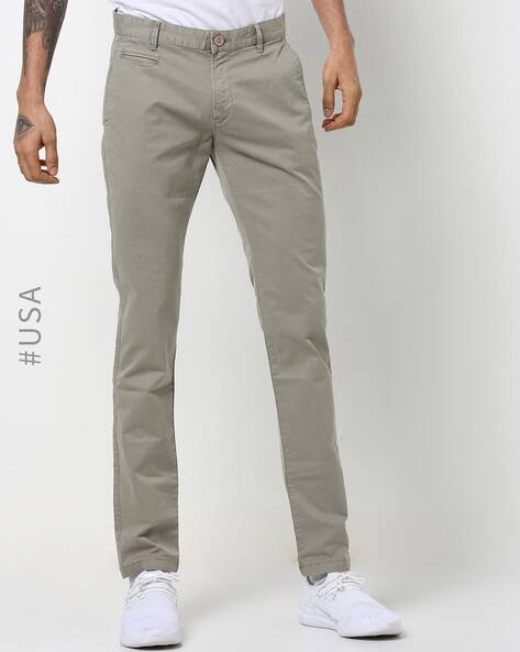 Buy Grey Trousers \u0026 Pants for Men by 
