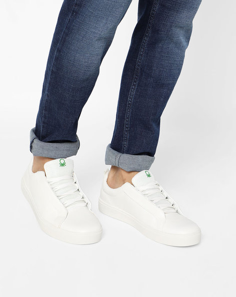 united colors of benetton white sneakers