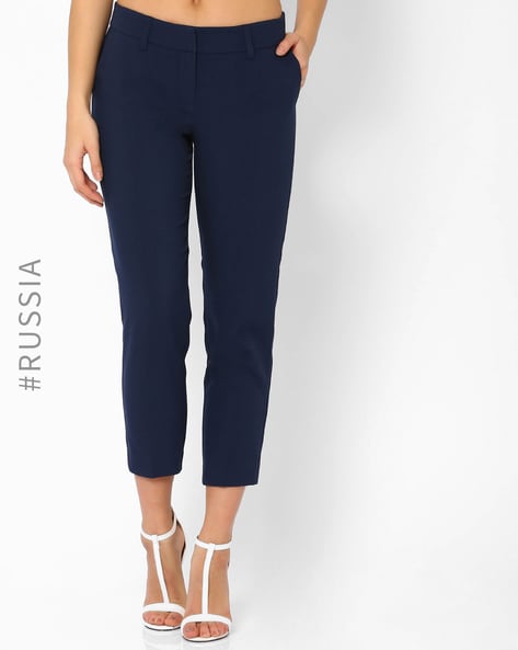 Freemans Comfort Fit Cropped Trousers | Kaleidoscope