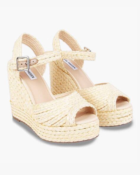 Buy Beige Heeled Sandals for Women by 
