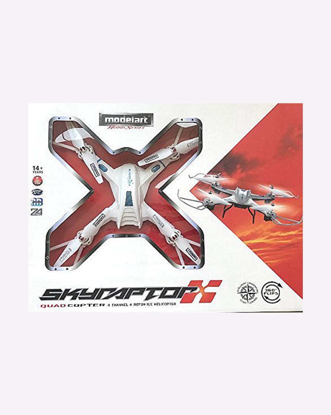 modelart hobby series skyraptor quadcopter