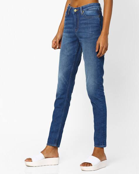 Buy Dark Blue Jeans Jeggings For Women By Lee Online Ajio Com