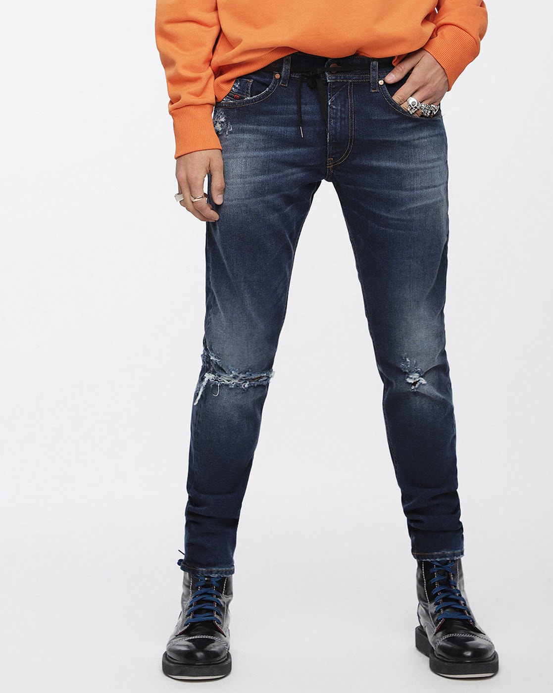 besværlige radikal Forberedelse Buy Blue Jeans for Men by DIESEL Online | Ajio.com
