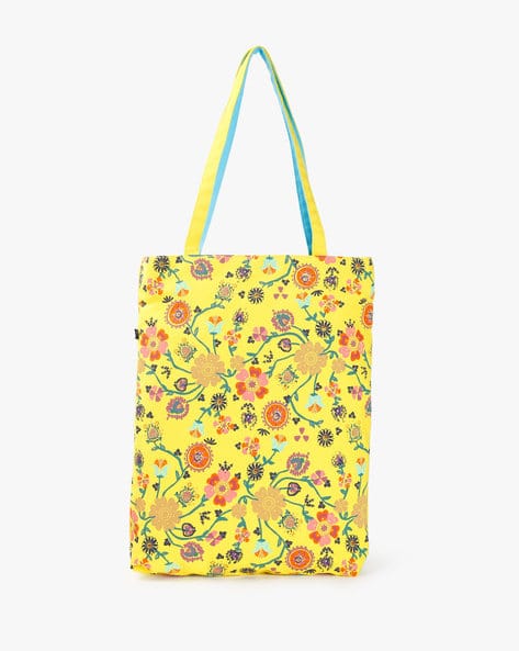 Floral Print Tote Bag