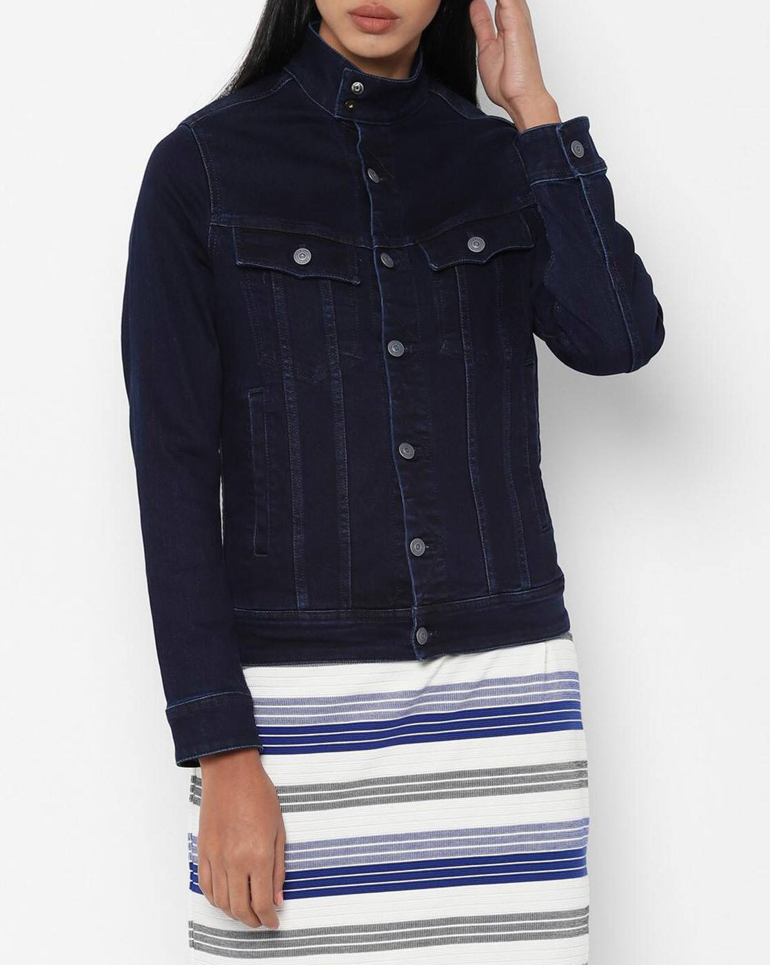 allen solly denim jacket