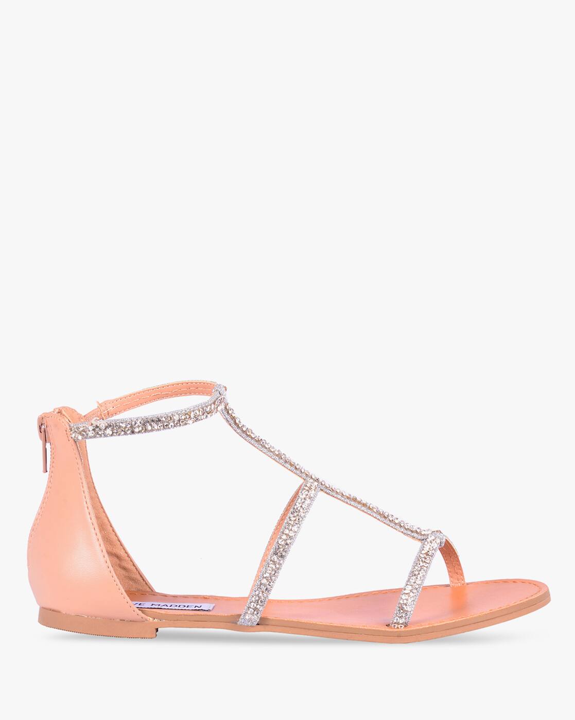 steve madden sparkly flat sandals