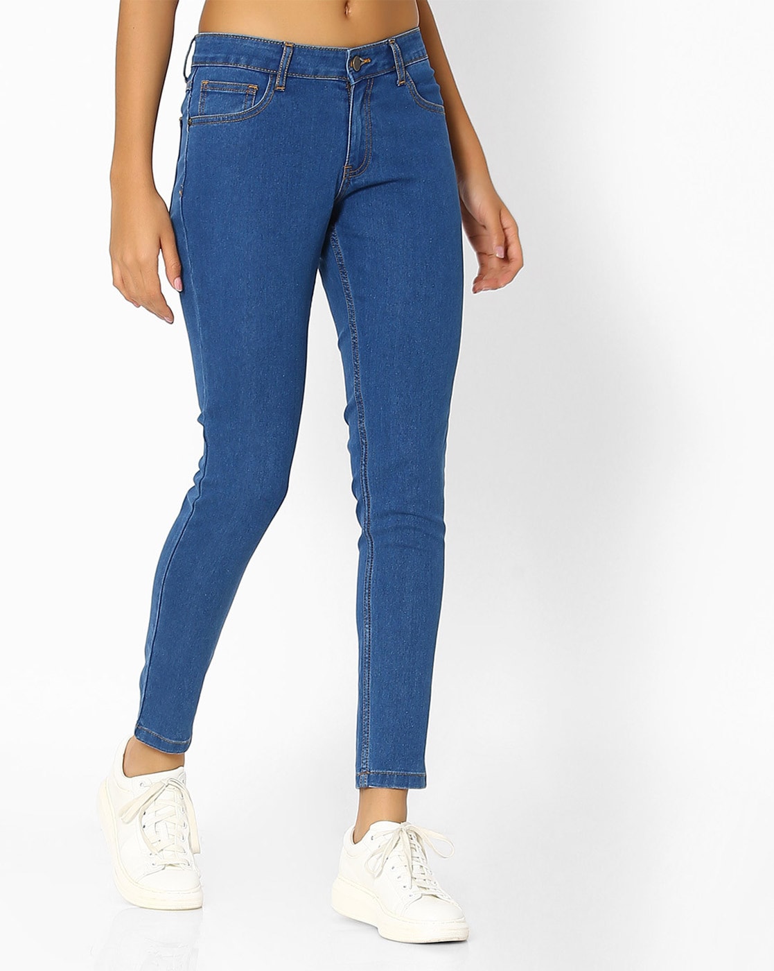 Buy Blue Jeans  Jeggings for Women by DNMX Online | Ajio.com