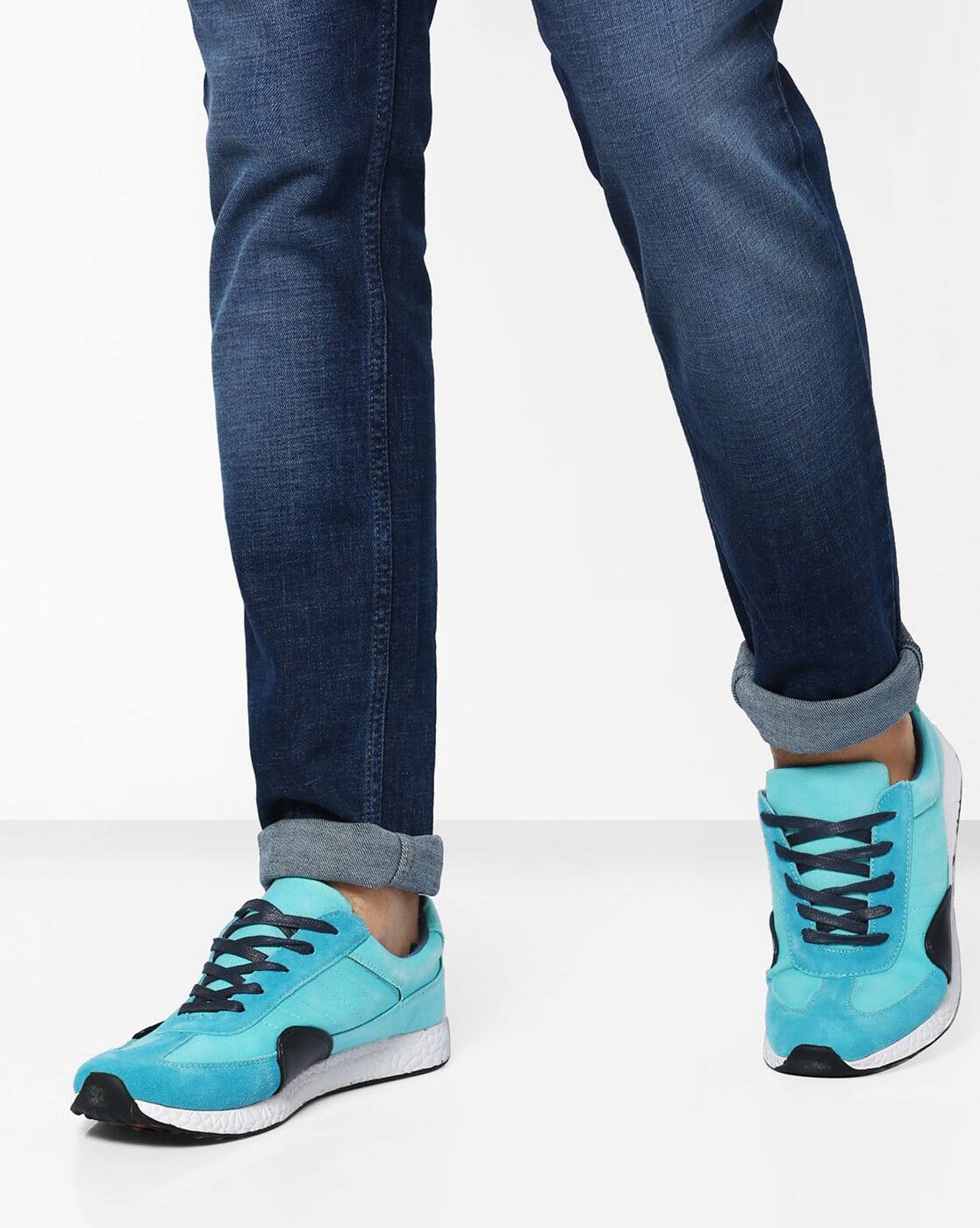 ajio blue sneakers