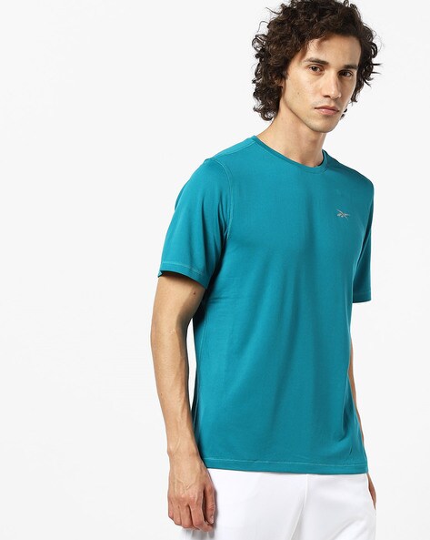 reebok blue t shirt