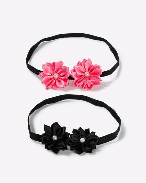 Buy Pink Black Hair Accessories For Girls By Funkrafts Online