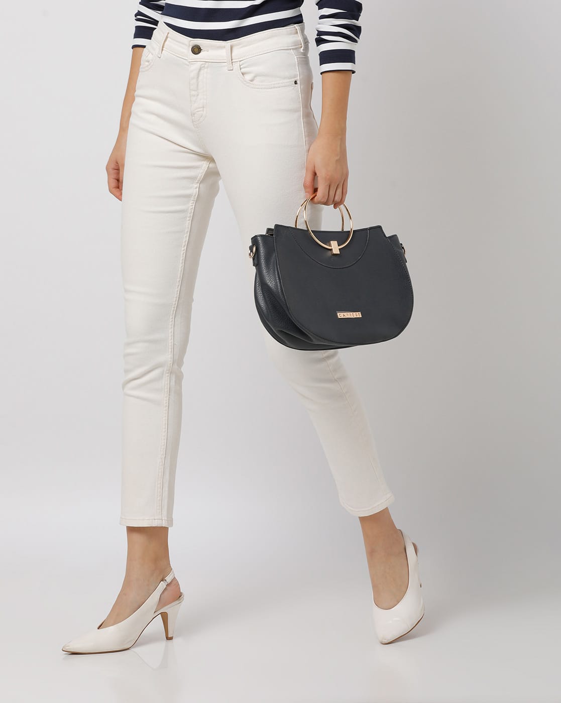 womens cream skinny jeans