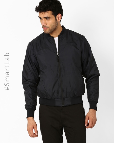 Buy Black Wildcraft Padded Bomber Jacket | AJIO