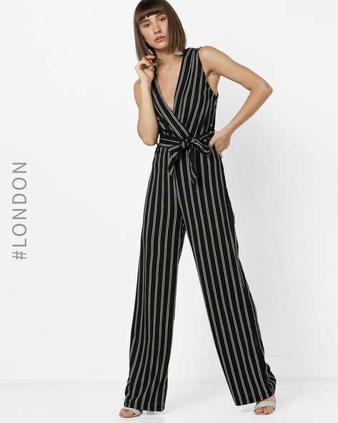 black striped jumpsuit