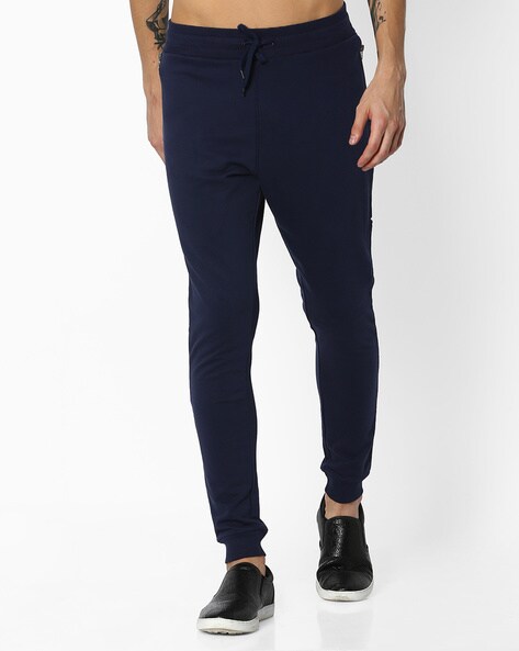 Buy Navy Blue Track Pants for Men by Garcon Online Ajio