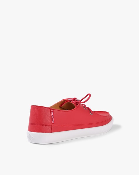 Lee cooper hot sale red sneakers