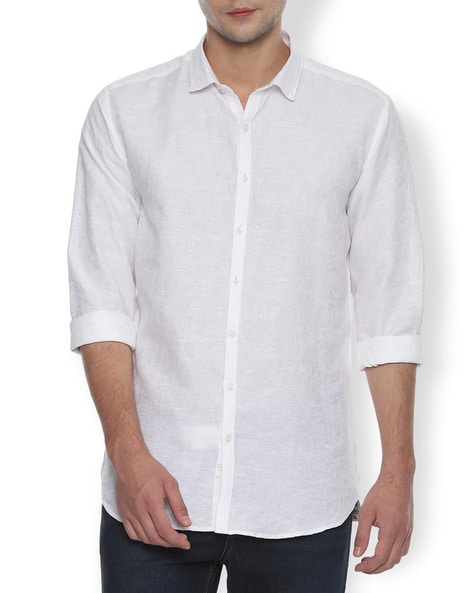 van heusen white shirt price