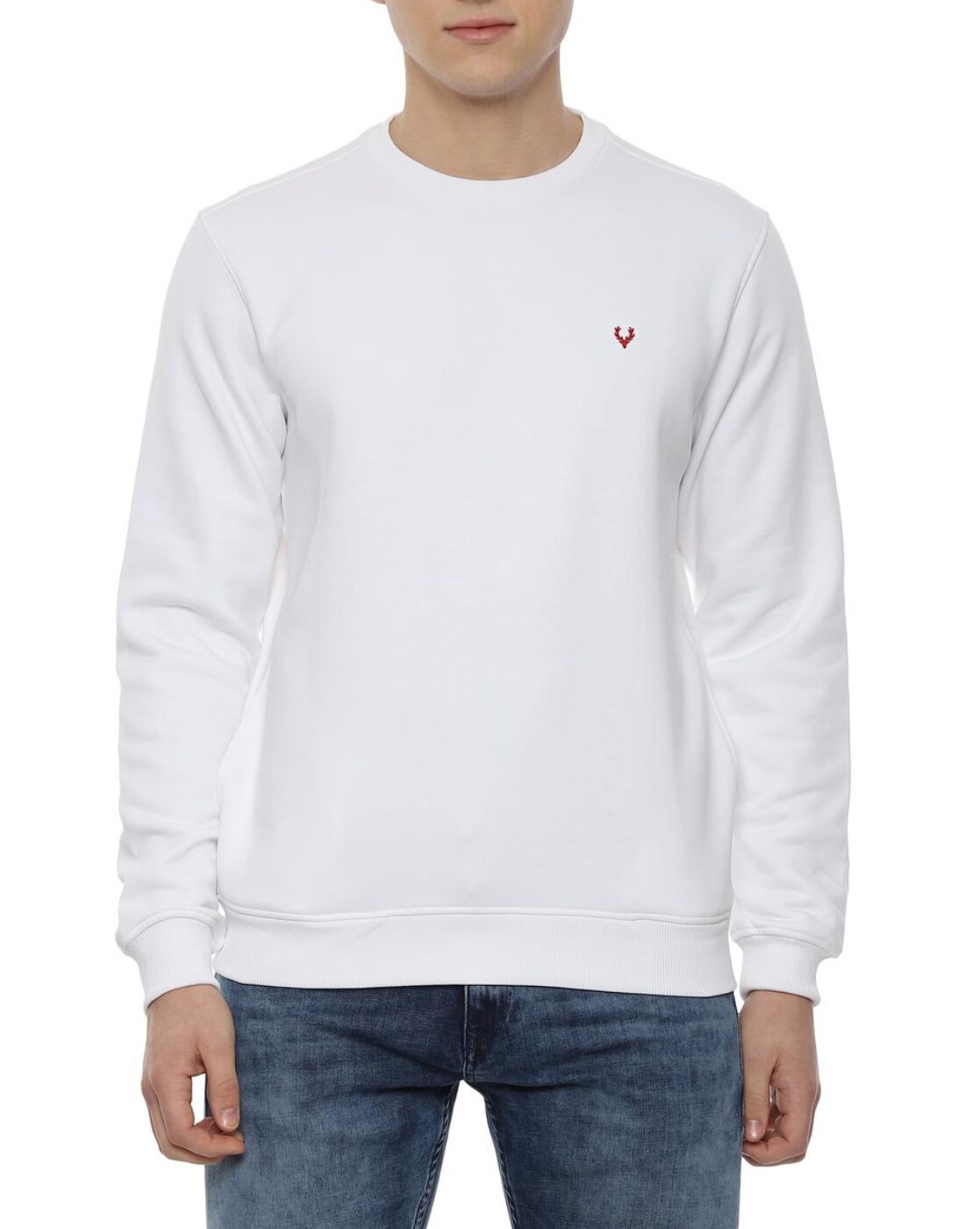 allen solly white sweatshirt