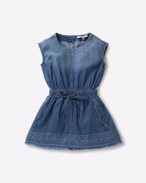 Wearing Dress Jeans | Women Dress Denim Frock | Sleeveless Jeans Frock -  S-5xl Women's - Aliexpress