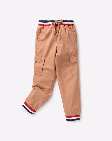 boys brown joggers