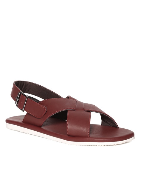 us polo leather sandals