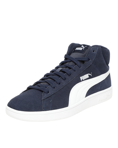 Puma Smash V2 Mid-Top Lace-Up Shoes