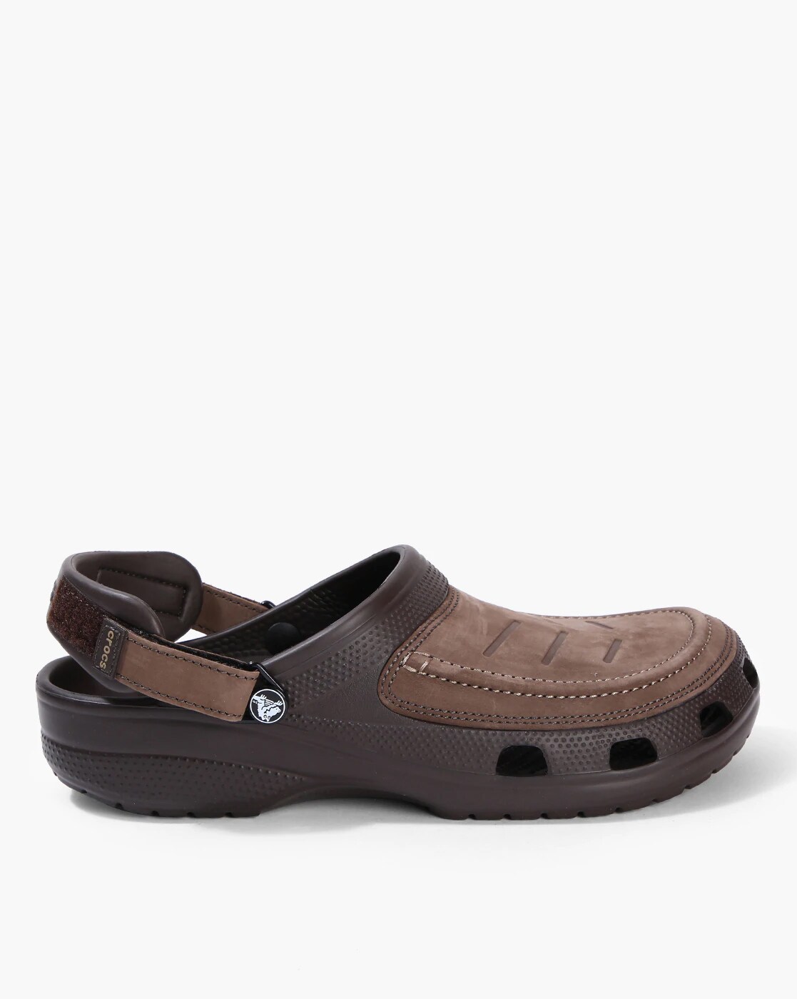 brown clogs with strap