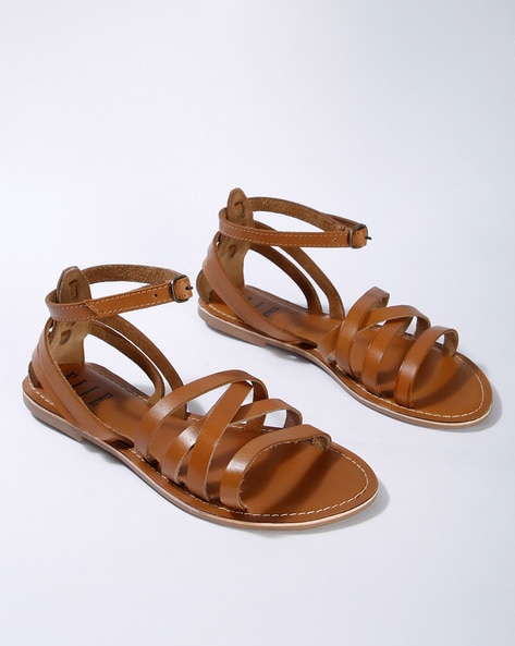 Womens MAX&Co. brown Leather Gladiator Sandals | Harrods # {CountryCode}