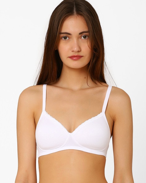 Buy Jockey Non-Wired Padded T-Shirt Bra - White at Rs.849 online