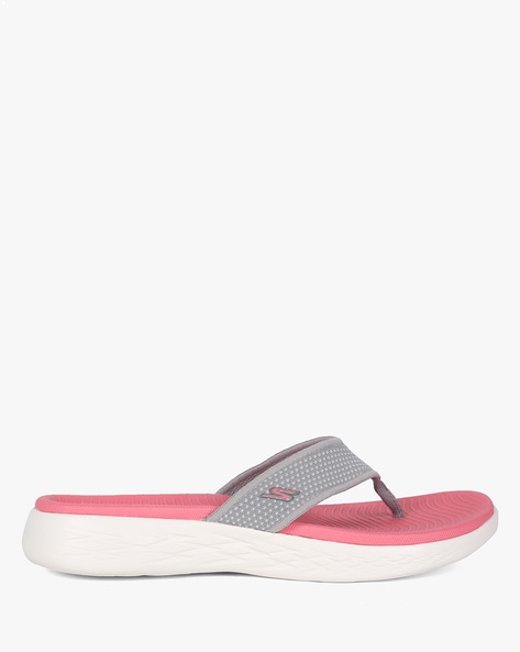 Buy Pink \u0026 Grey Flip Flop \u0026 Slippers 