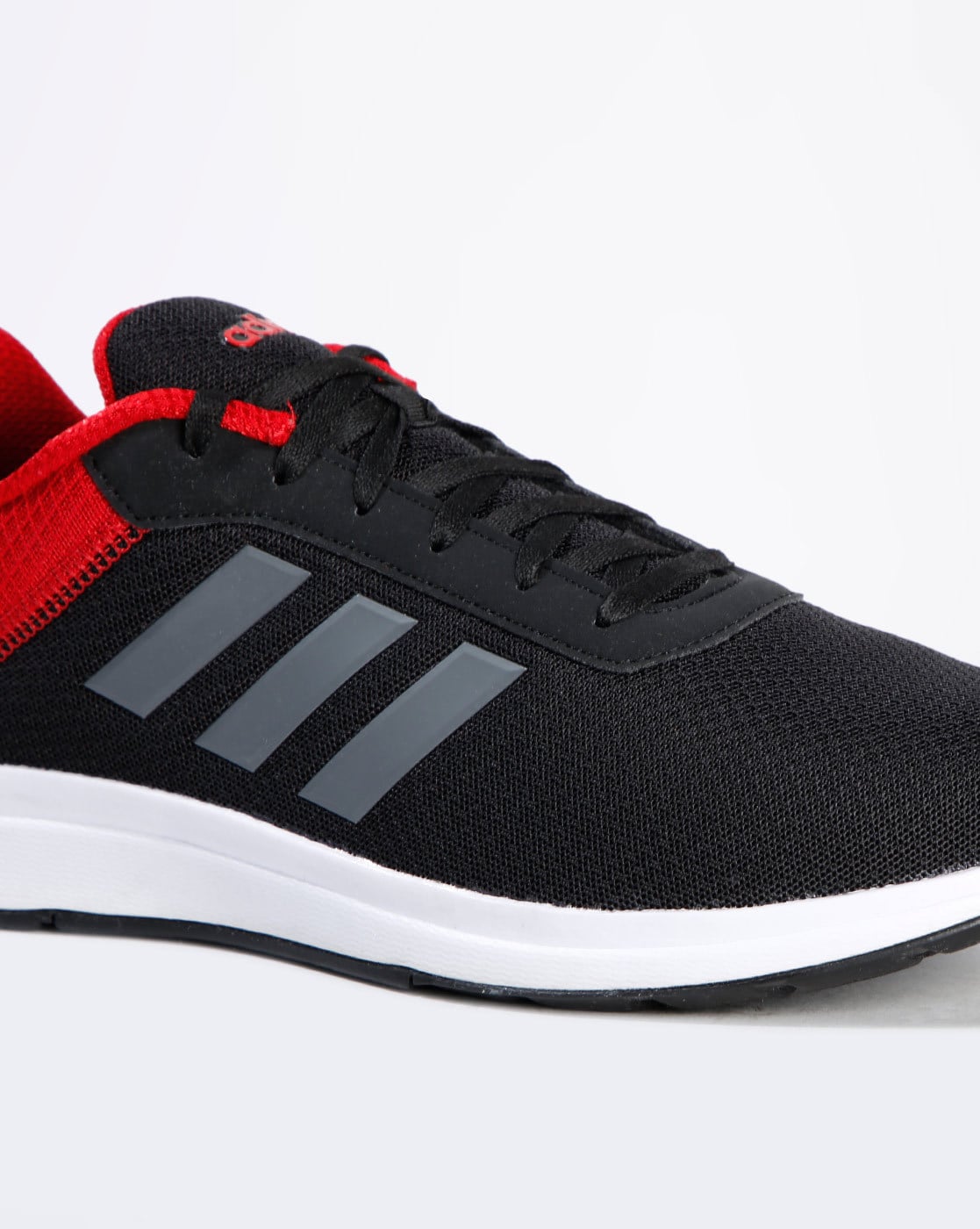 adidas red black shoes