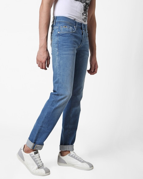 Gas Anders Mid-Rise Slim Fit Jeans