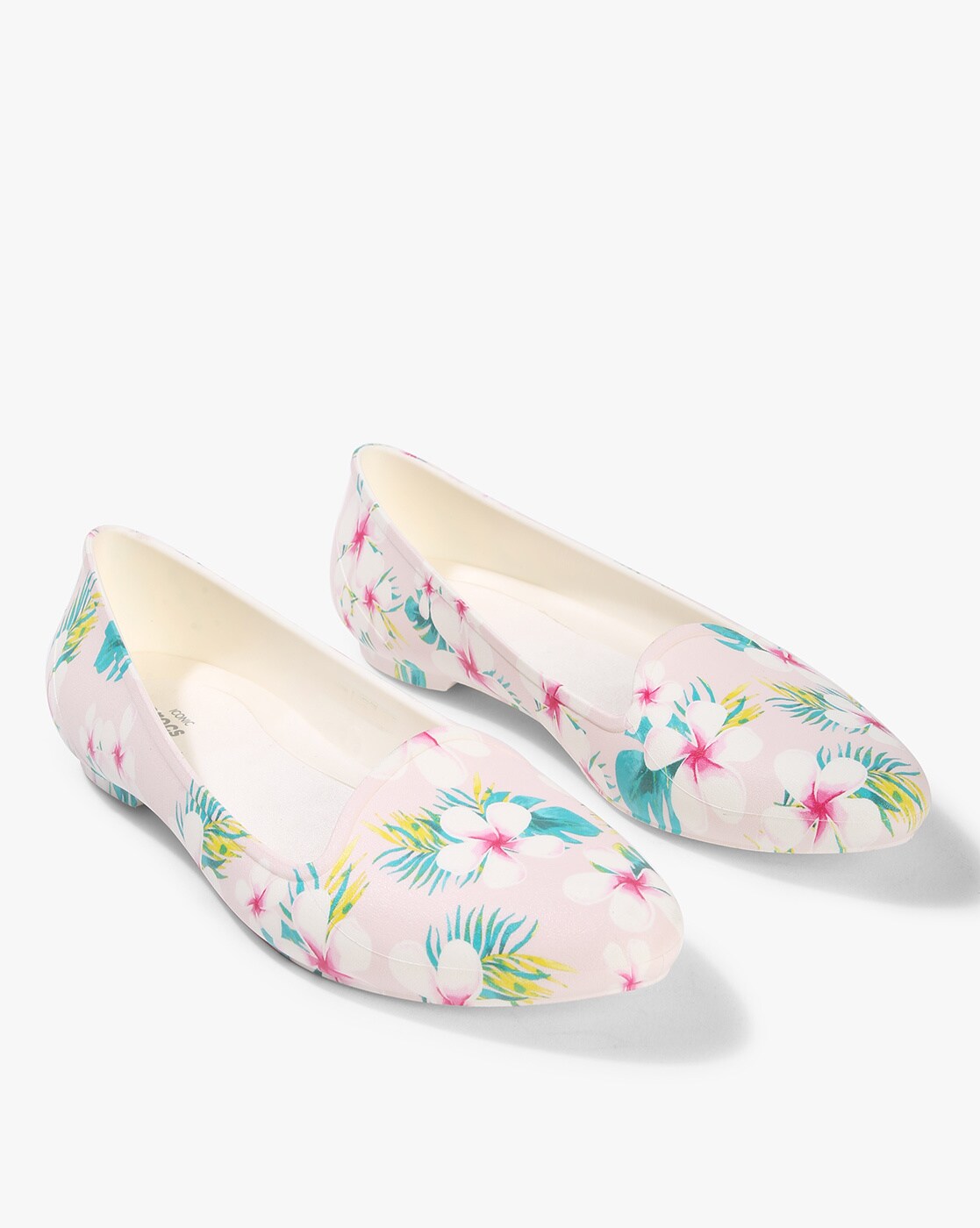 crocs floral shoes