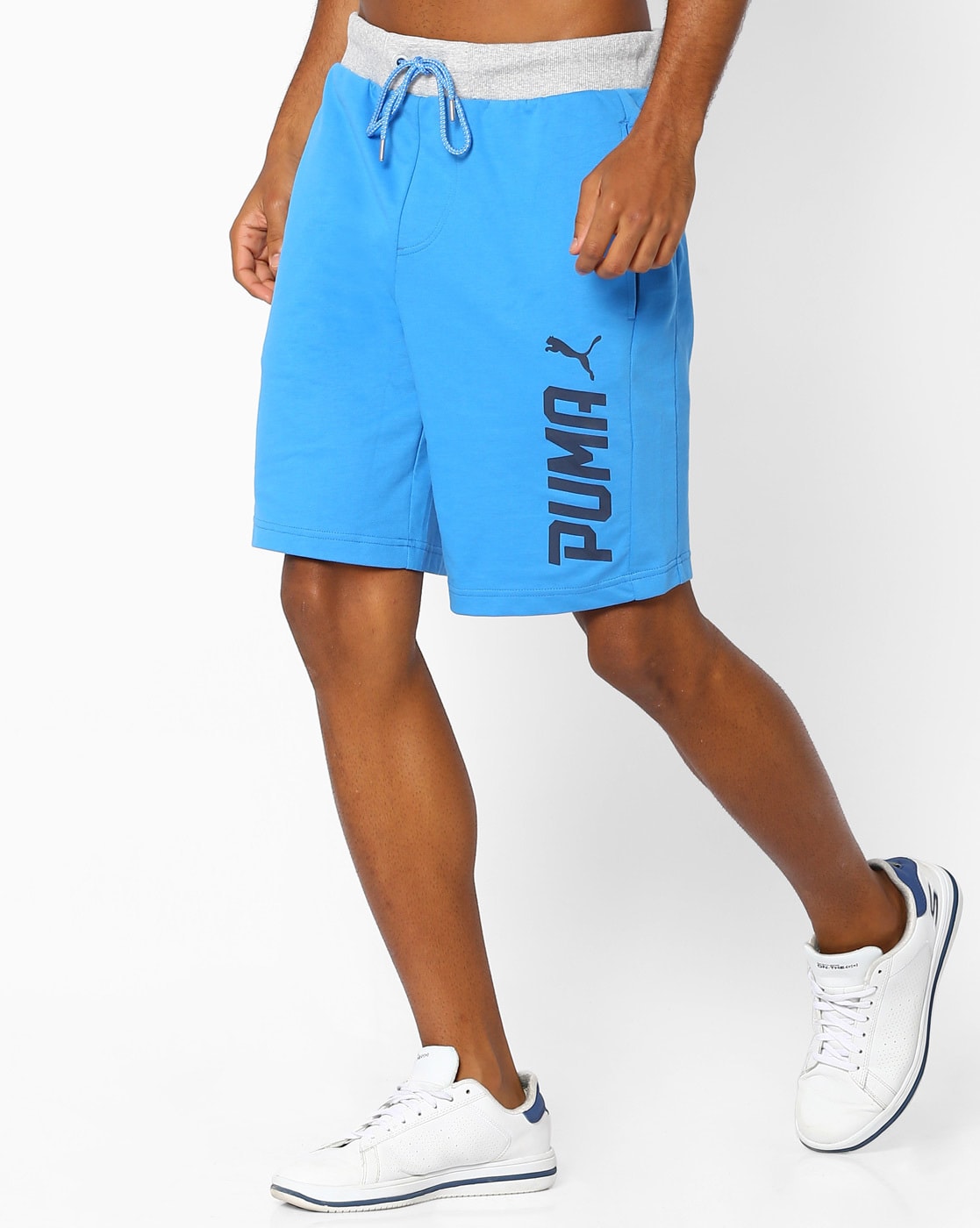 royal blue sweat shorts