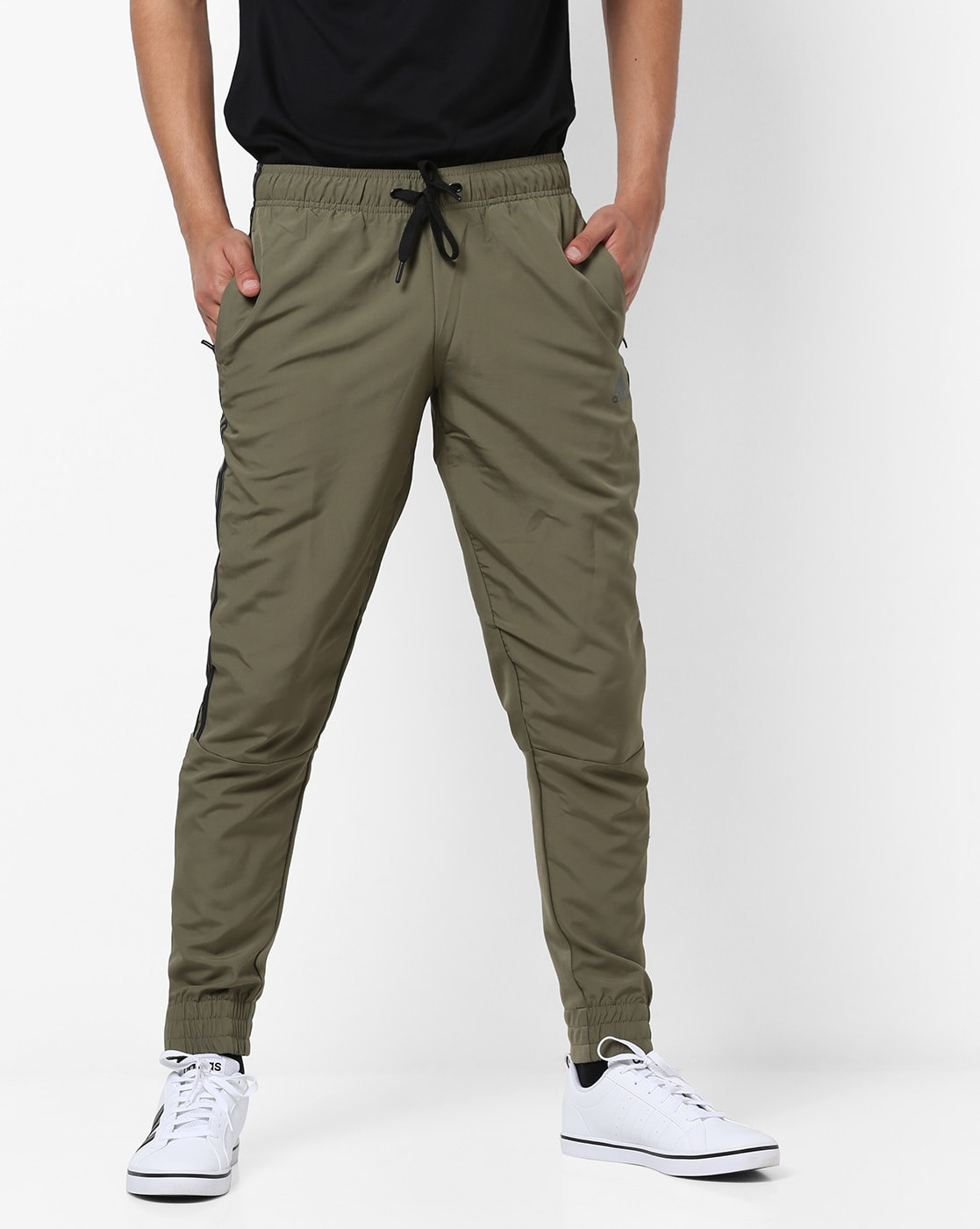 olive green adidas pants mens