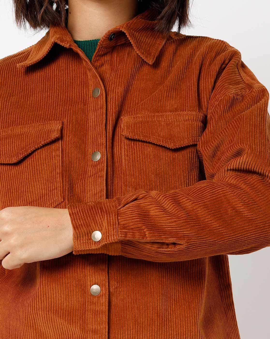 corduroy jacket ajio