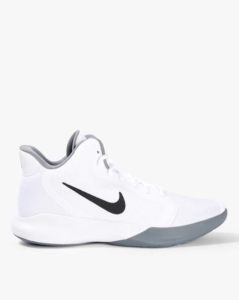 nike white ankle sneakers