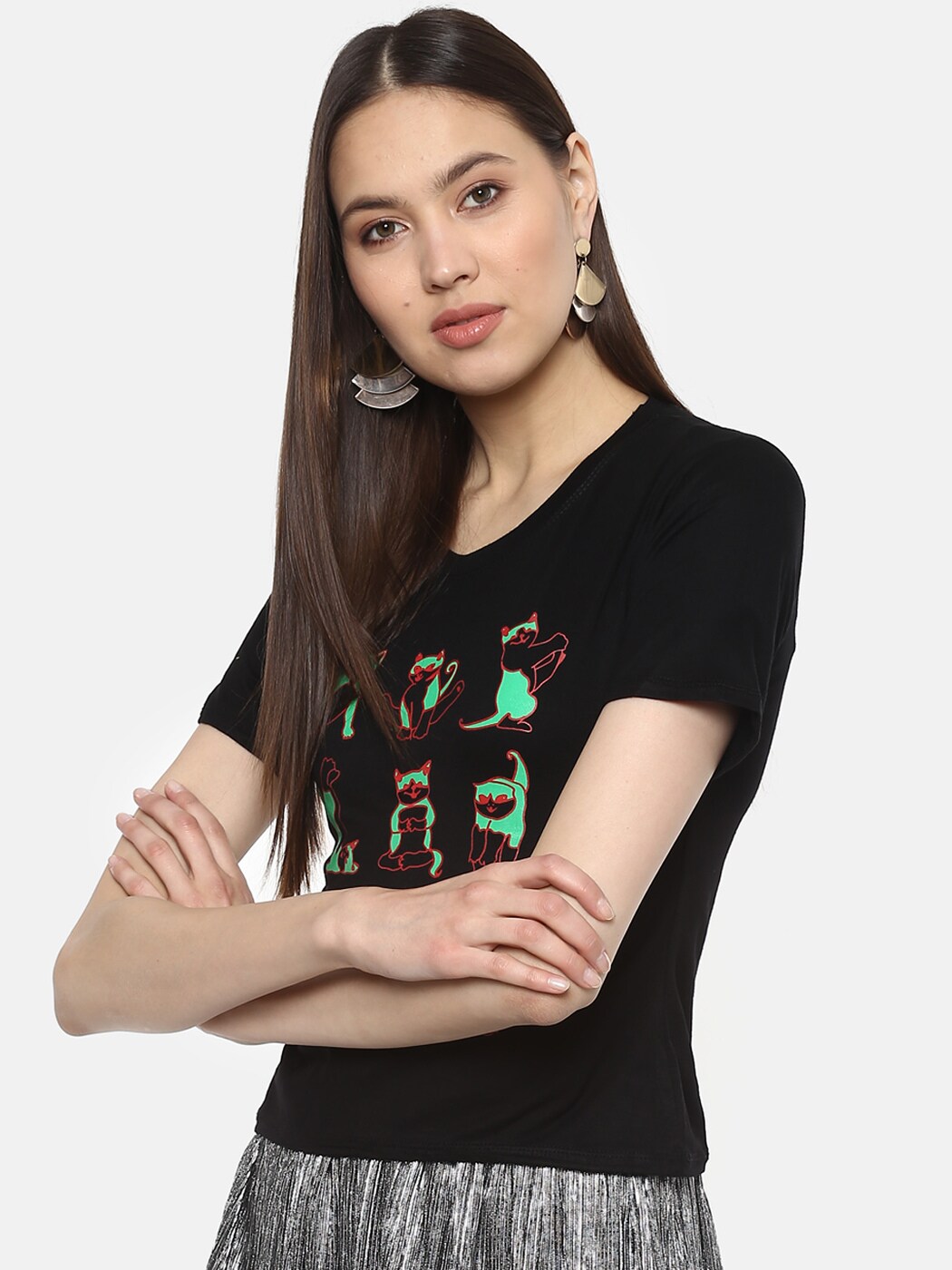 Buy Black Tops for Women by ANTS Online