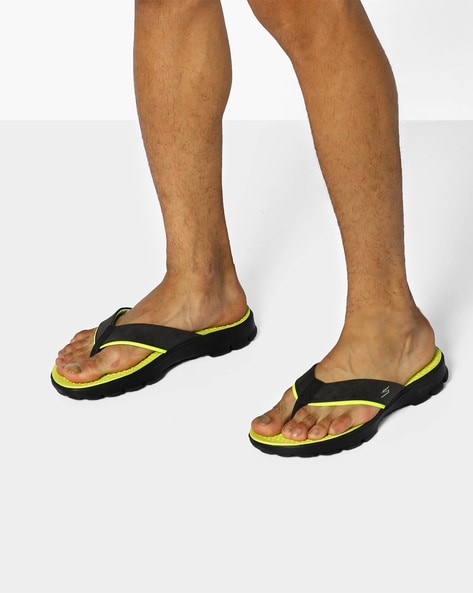 skechers sandals mens yellow