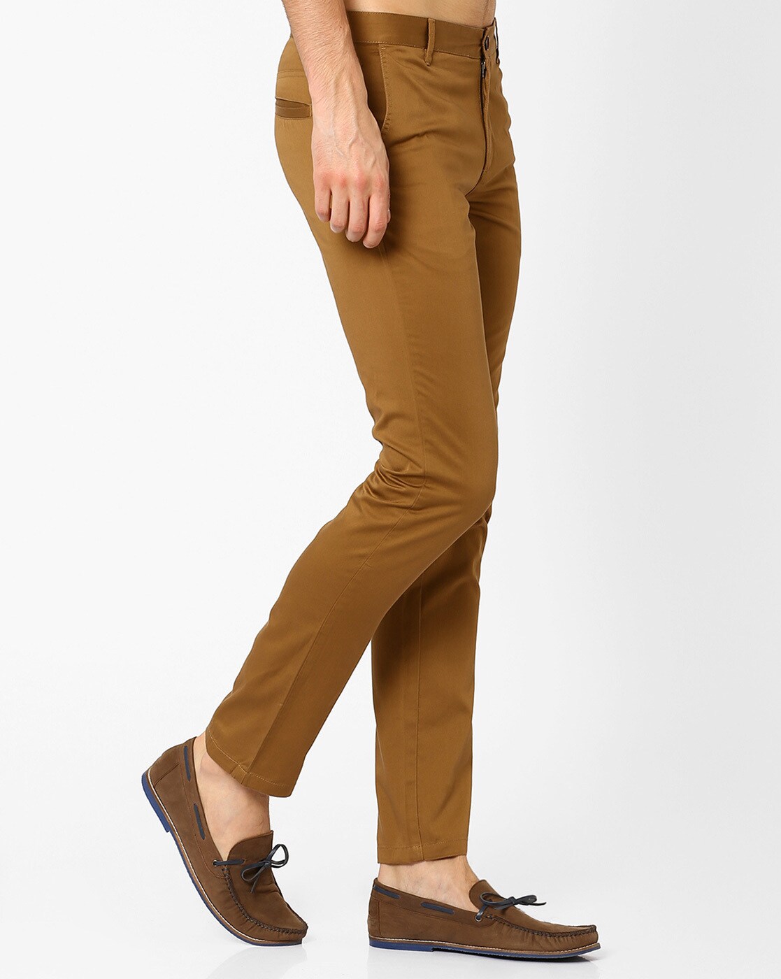 Buy Brown Trousers & Pants for Men by Wills Lifestyle Online