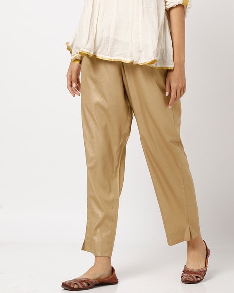 Buy Gold Leggings for Women by AVAASA MIX N' MATCH Online