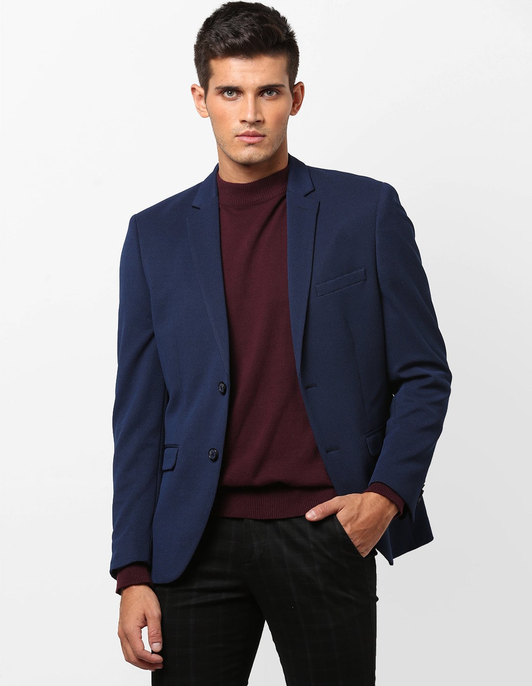 buy navy blue blazer