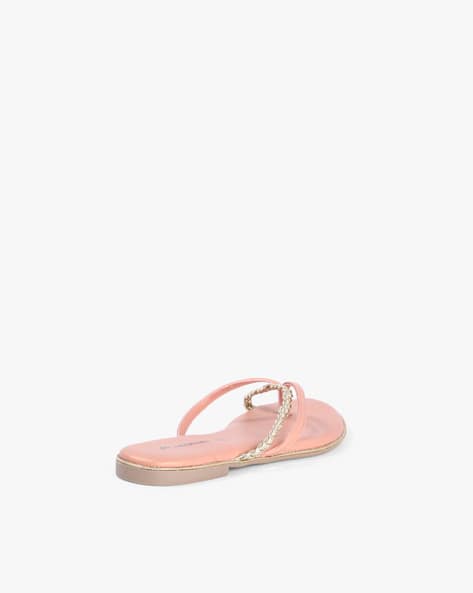 Thong-Strap Sandals with Braided Strap (Image - 2)