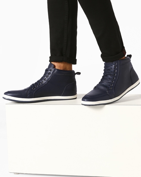 Buy Roadster Men Navy Blue Sneakers - Casual Shoes for Men 2446588 | Myntra