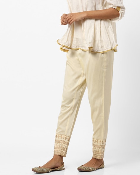 Buy SV Girls & women Stylish Cotton Silk Pants or Trousers Online at Best  Prices in India - JioMart.