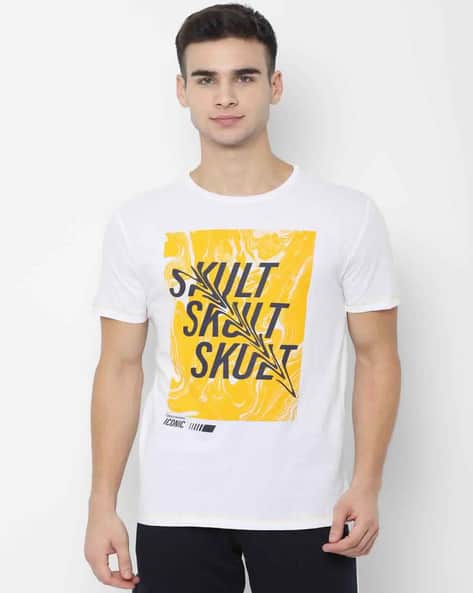 Brand Print Crew-Neck T-shirt