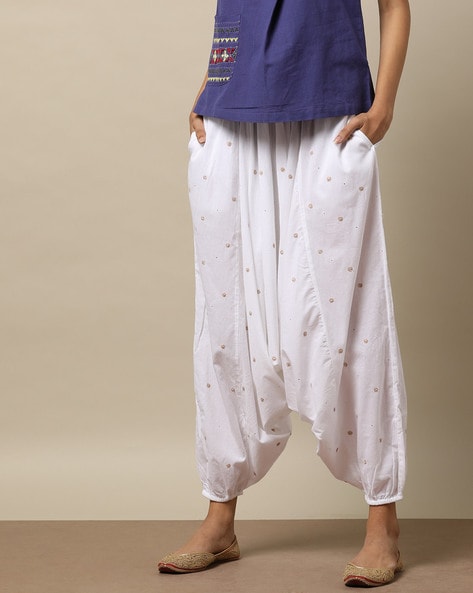 Buy Winged Bolt Bohemian Harem Pants Online in India BeDressponsible   The Veshti Company